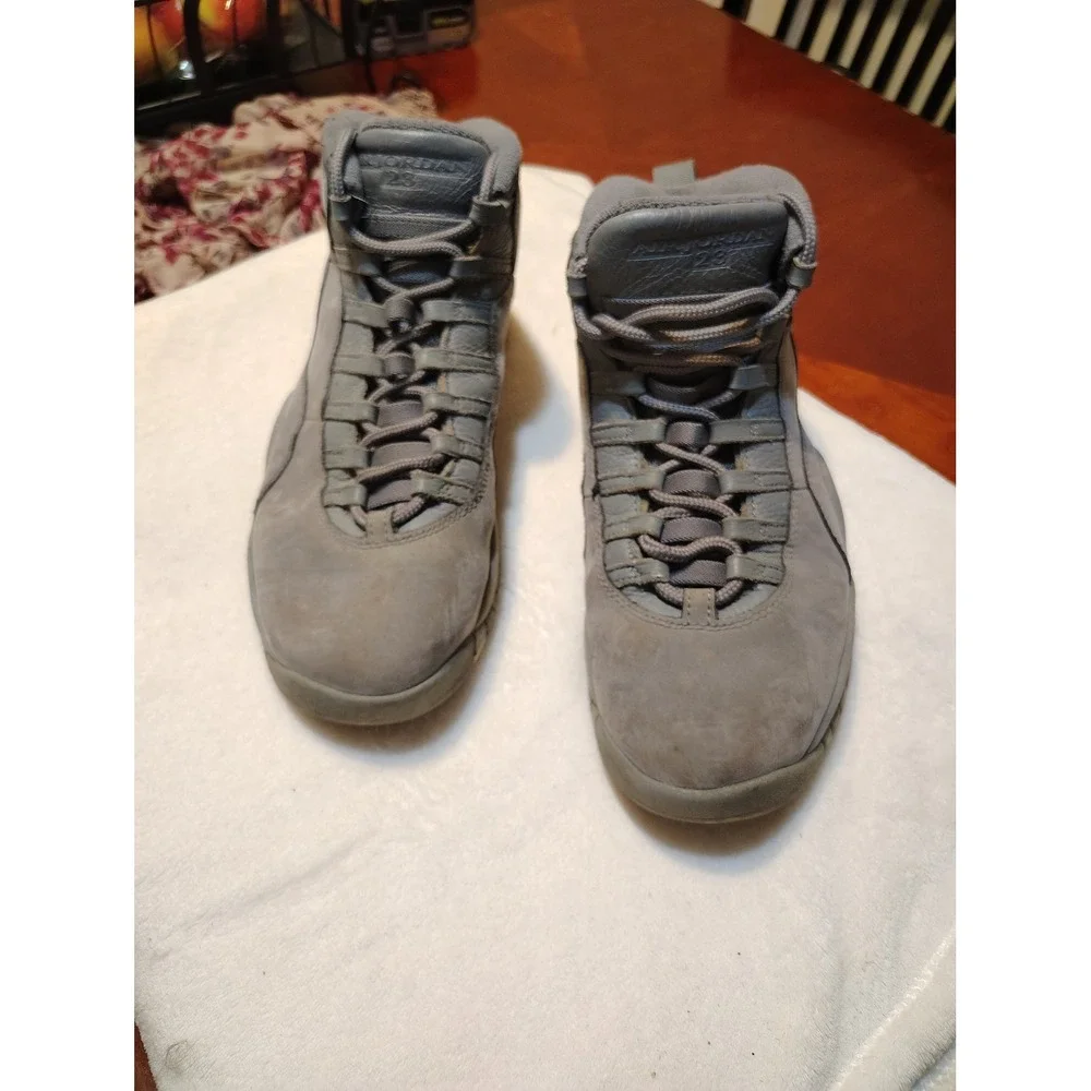 Air Jordan 10 Retro Cool‎ Grey 2018 Basketball Shoes 310805-022 Mens Size 10
